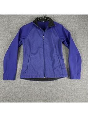 The North Face Women's S Wind Wall Rainproof Purple Full Zip Jacket Gorpcore